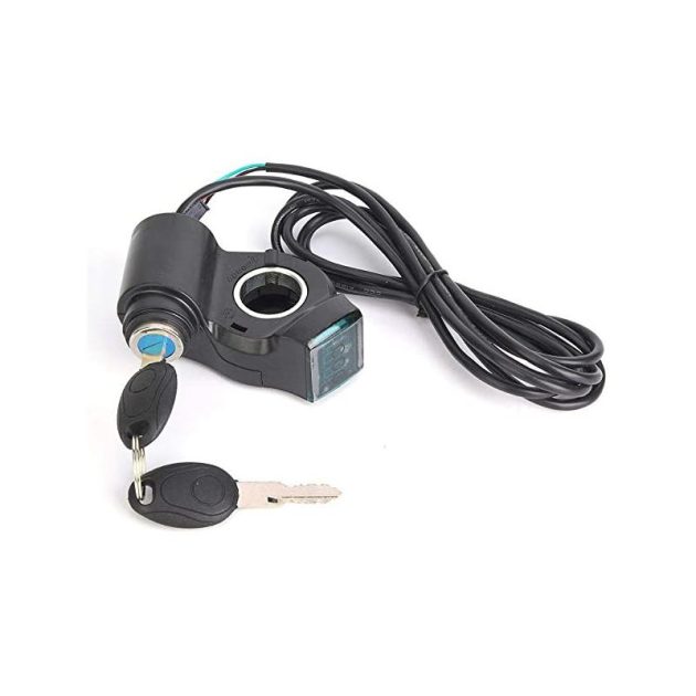 Accélérateur de trottinette électrique avec affichage numérique de la tension