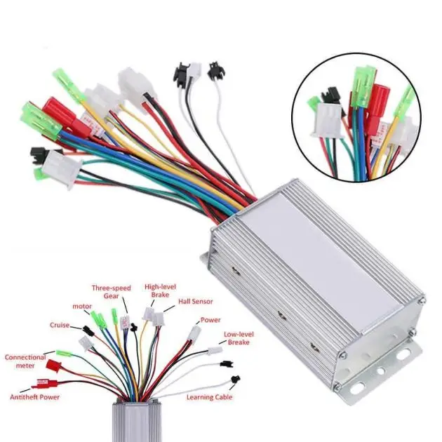 Contrôleur 36 V/48 V 350 W, adaptée pour trottinettes électriques