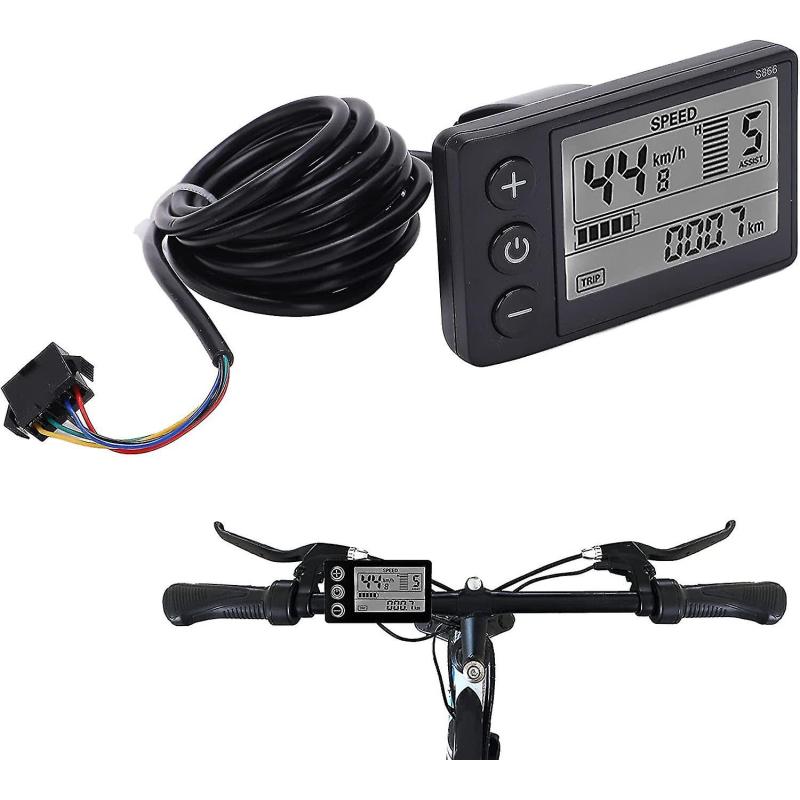 Kit de contrôle de vélo moto 350W, affichage LCD, 24V/36V /48V/52V/60V/72V, pour Scooter, avec Kit de Conversion Ebike - Image 2
